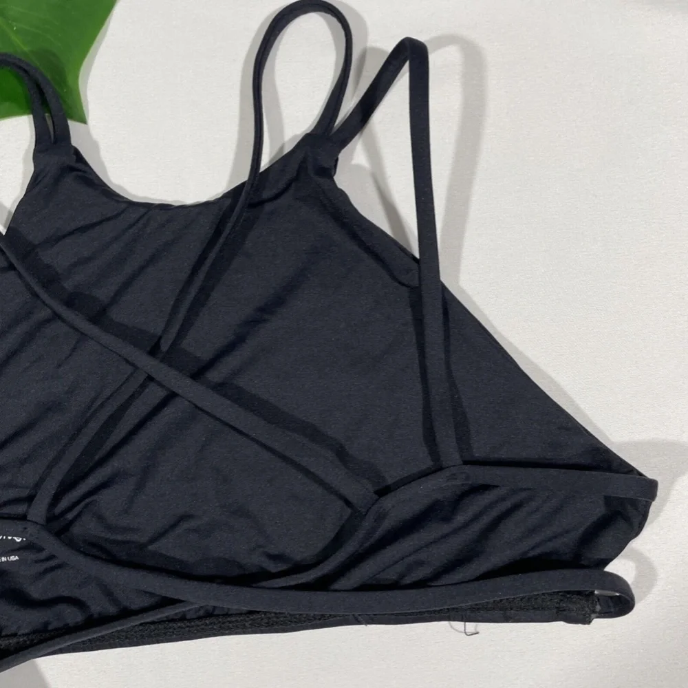 NEW Frankies Bikinis [ Small ] Marley High Neck Strappy Back Bikini‎ Top